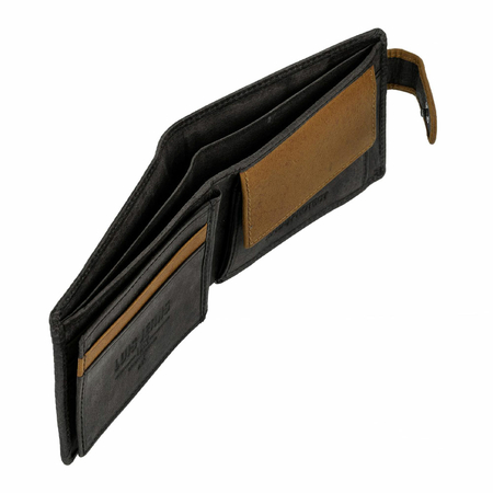 ΠΟΡΤΟΦΌΛΙ ΑΝΔΡΙΚΌ ΔΕΡΜΆΤΙΝΟ LOIS 202711-01 ΜΑΎΡΟ