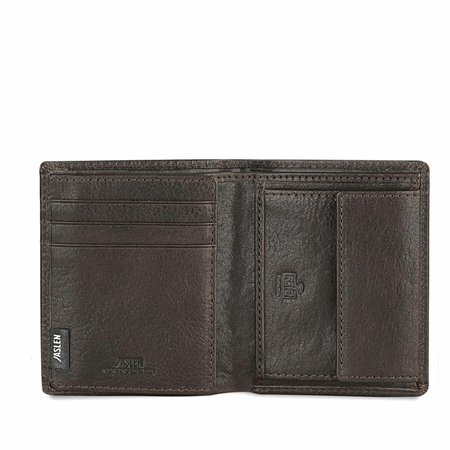 ΠΟΡΤΟΦΌΛΙ ΑΝΔΡΙΚΌ ΔΕΡΜΆΤΙΝΟ JASLEN ΚΑΦΈ 204220-02