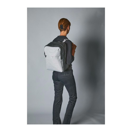 ΣΑΚΊΔΙΟ ΜΕ ΘΉΚΗ LAPTOP 14" DAVIDTS ΓΚΡΙ/ΜΑΎΡΟ 240090-20