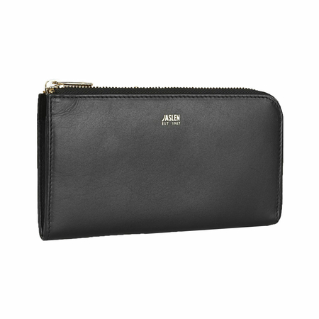 ΠΟΡΤΟΦΌΛΙ ΓΥΝΑΙΚΕΊΟ ΔΕΡΜΆΤΙΝΟ JASLEN ΜΑΎΡΟ 204701-01