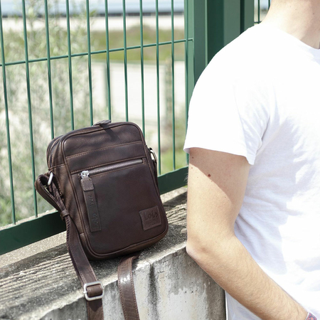 ΤΣΑΝΤΆΚΙ ΏΜΟΥ ΔΕΡΜΆΤΙΝΟ LOIS ΚΑΦΈ 305919-02