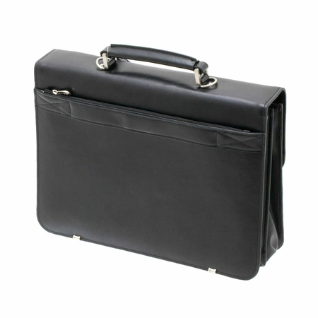 ΤΣΆΝΤΑ ΧΑΡΤΟΦΎΛΑΚΑΣ ΔΕΡΜΆΤΙΝΟ 15'' DAVIDTS ΜΑΎΡΟ 462101-01