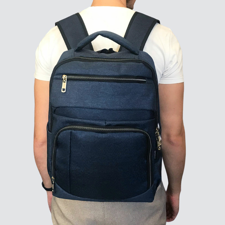 ΣΑΚΊΔΙΟ ΜΕ ΘΉΚΗ LAPTOP 15,6'' DIAMOND ΜΠΛΕ DM008