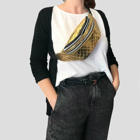 ΤΣΑΝΤΆΚΙ ΜΈΣΗΣ BENZI ΧΡΥΣΌ BZ5469