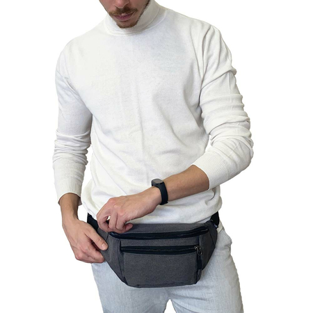 ΤΣΑΝΤΆΚΙ ΜΈΣΗΣ BENZI ΓΚΡΙ BZ5546