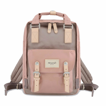 backpack Himawari ροζ γκρι