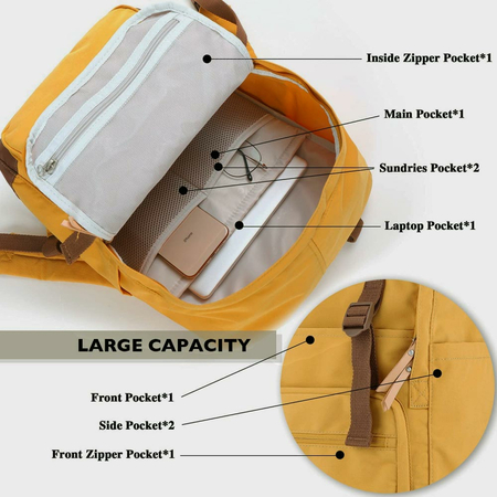 ΣΑΚΊΔΙΟ ΠΛΆΤΗΣ HIMAWARI ΚΊΤΡΙΝΟ 22047900-C15