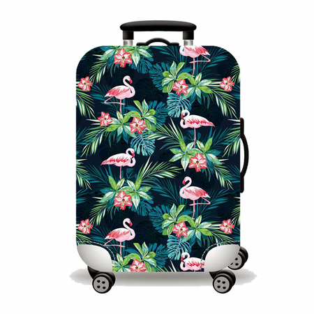 ΚΆΛΥΜΜΑ ΒΑΛΊΤΣΑΣ LARGE AMBER TROPICAL FLAMINGO AM369-03