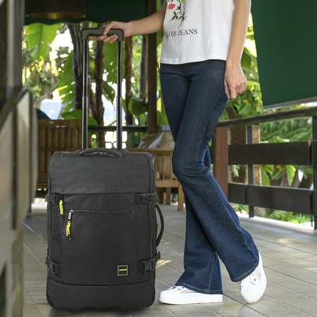 ΣΑΚ ΒΟΥΑΓΙΆΖ ΚΑΜΠΊΝΑΣ ΜΕ ΤΡΌΛΕΪ JASLEN ΜΑΎΡΟ 101550-01