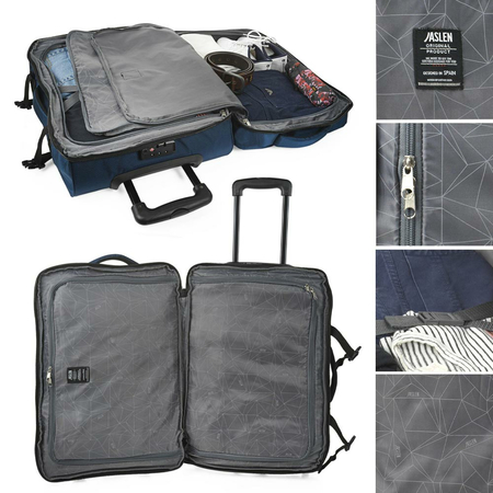 ΣΑΚ ΒΟΥΑΓΙΆΖ ΚΑΜΠΊΝΑΣ ΜΕ ΤΡΌΛΕΪ JASLEN ΜΠΛΕ 101550-02