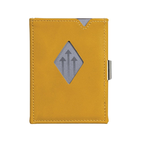 πορτοφόλι Exentri δερμάτινο κίτρινο με RFID προστασία