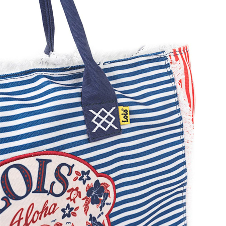 ΤΣΆΝΤΑ ΘΑΛΆΣΣΗΣ LOIS ΜΠΛΕ/ΚΌΚΚΙΝΟ 601101-02