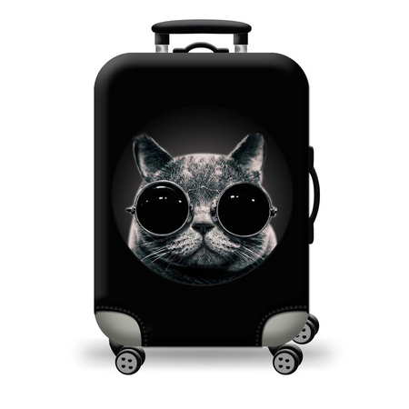 ΚΆΛΥΜΜΑ ΒΑΛΊΤΣΑΣ LARGE AMBER FUNKY CAT AM096-03