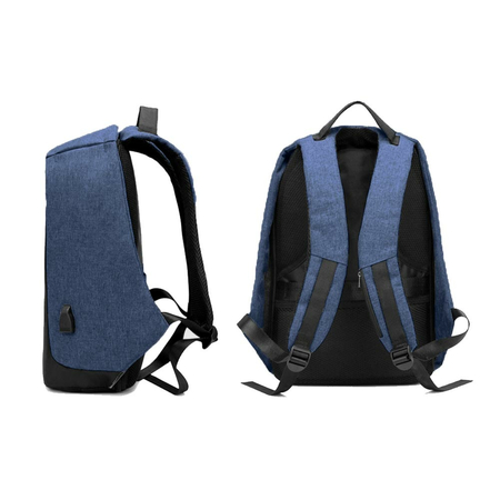 ΣΑΚΊΔΙΟ ANTI-THEFT ΜΕ ΘΉΚΗ LAPTOP 13'' AMBER ΜΠΛΕ AM2008