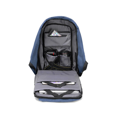 ΣΑΚΊΔΙΟ ANTI-THEFT ΜΕ ΘΉΚΗ LAPTOP 13'' AMBER ΜΠΛΕ AM2008