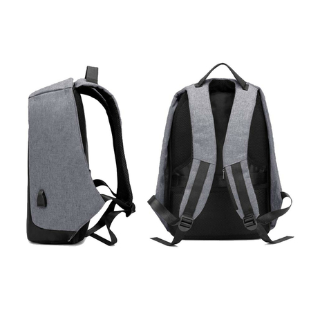 ΣΑΚΊΔΙΟ ANTI-THEFT ΜΕ ΘΉΚΗ LAPTOP 13'' AMBER ΓΚΡΙ AM2008