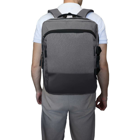 ΣΑΚΊΔΙΟ ΜΕ ΘΉΚΗ LAPTOP 15.6" BENZI ΓΚΡΙ BZ5713