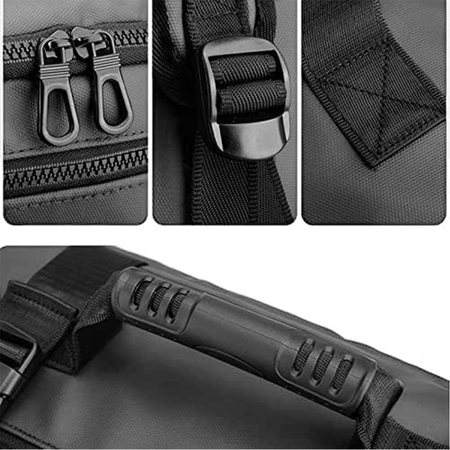 ΣΑΚΊΔΙΟ ΠΛΆΤΗΣ- ΏΜΟΥ ΜΕ ΘΉΚΗ LAPTOP 15.6" AMBER ΓΚΡΙ AM2013