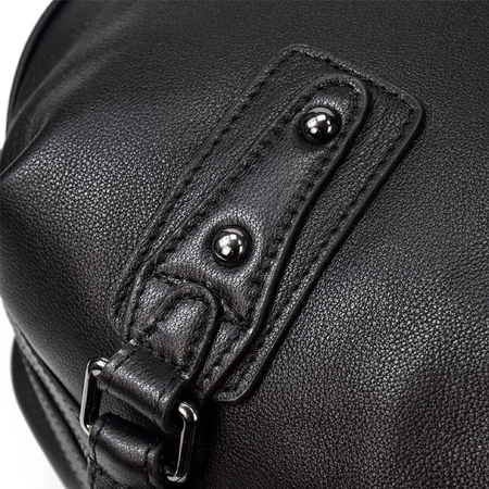 ΣΑΚ ΒΟΥΑΓΙΆΖ ΔΕΡΜΆΤΙΝΟ AMBER ΜΑΎΡΟ AM4003