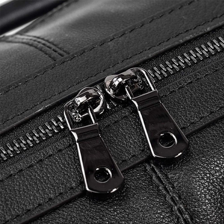 ΣΑΚ ΒΟΥΑΓΙΆΖ ΔΕΡΜΆΤΙΝΟ AMBER ΜΑΎΡΟ AM4003