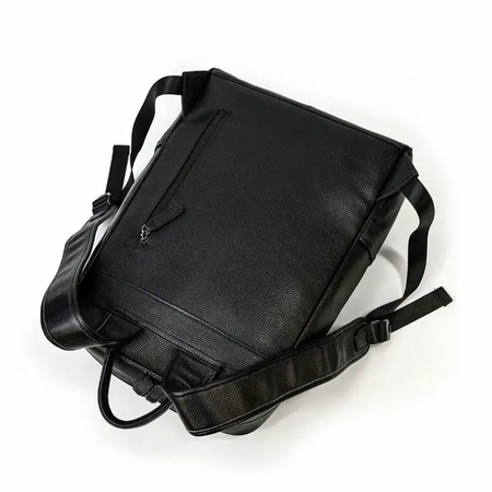 ΣΑΚΊΔΙΟ ΔΕΡΜΆΤΙΝΟ ΜΕ ΘΉΚΗ LAPTOP 15,6" AMBER ΜΑΎΡΟ AM2015