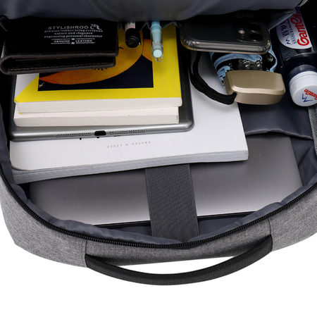 ΣΑΚΊΔΙΟ ΜΕ ΘΉΚΗ LAPTOP 15.6'' AMBER ΓΚΡΙ AM2014