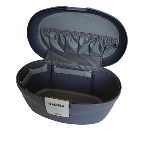 BEAUTY CASE AMBER ΜΠΛΕ/ΓΚΡΙ AM1009