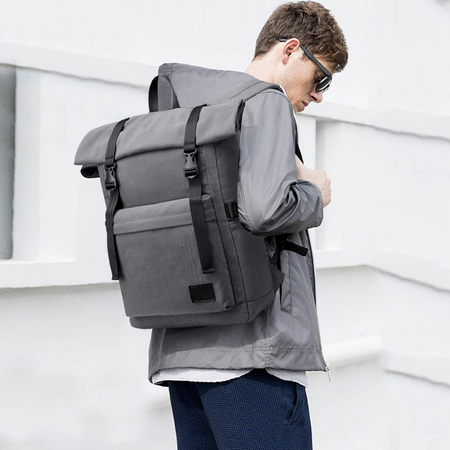 ΣΑΚΊΔΙΟ ΜΕ ΘΉΚΗ LAPTOP 17.3" AMBER ΓΚΡΙ AM2017