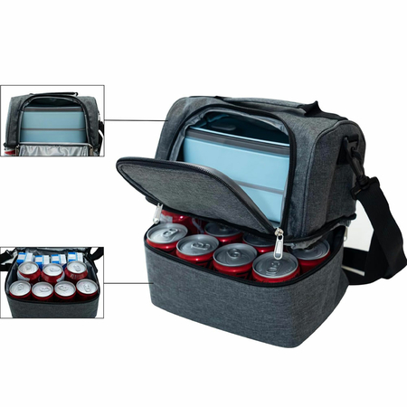 ΙΣΟΘΕΡΜΙΚΉ ΤΣΆΝΤΑ ΦΑΓΗΤΟΎ 10LT AMBER ΜΑΎΡΟ AM3006