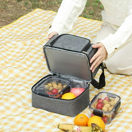 ΙΣΟΘΕΡΜΙΚΉ ΤΣΆΝΤΑ ΦΑΓΗΤΟΎ 10LT AMBER ΓΚΡΙ AM3006