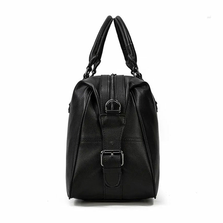 ΣΑΚ ΒΟΥΑΓΙΆΖ ΔΕΡΜΆΤΙΝΟ AMBER ΜΑΎΡΟ AM4003