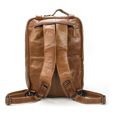 ΣΑΚΊΔΙΟ ΔΕΡΜΆΤΙΝΟ AMBER ΚΑΦΈ AM2016