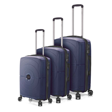 βαλίτσες σετ 3 τεμαχίων σε μπλε χρώμα