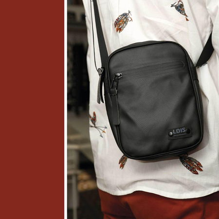 ΑΝΔΡΙΚΌ ΤΣΑΝΤΆΚΙ ΏΜΟΥ LOIS ΜΑΎΡΟ 317220-01