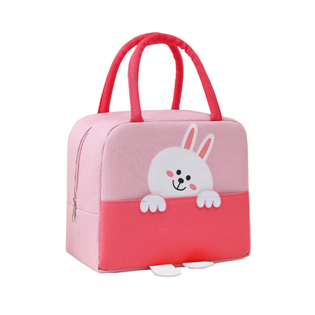 Ισοθερμική Τσάντα Φαγητού 7Lt Pink Bunny