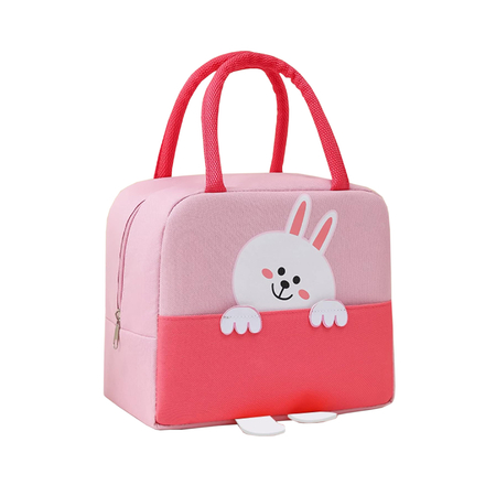ΙΣΟΘΕΡΜΙΚΉ ΤΣΆΝΤΑ ΦΑΓΗΤΟΎ 5LT AMBER PINK BUNNY 3D AM3009