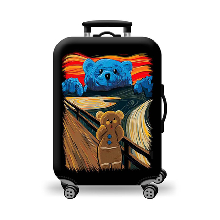 ΚΆΛΥΜΜΑ ΒΑΛΊΤΣΑΣ MEDIUM AMBER THE SCREAM BEAR AM633-02