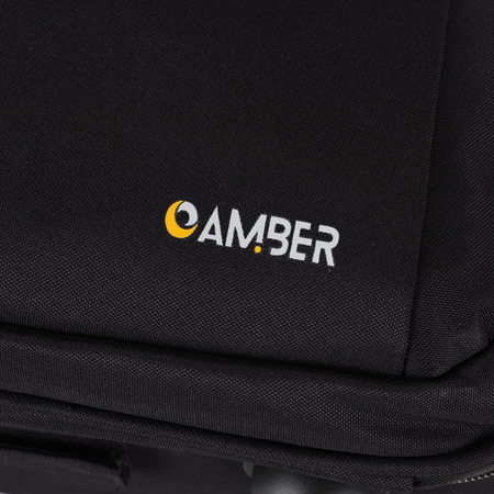 ΣΑΚΊΔΙΟ ΠΛΆΤΗΣ ΜΕ ΡΌΔΕΣ 17" AMBER ΜΑΎΡΟ AM2026