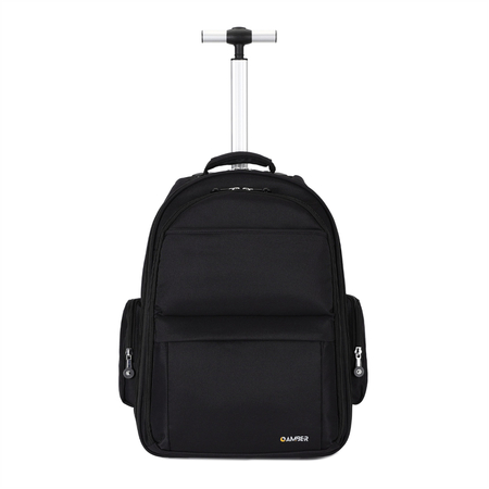 ΣΑΚΊΔΙΟ ΠΛΆΤΗΣ ΜΕ ΡΌΔΕΣ 17" AMBER ΜΑΎΡΟ AM2026