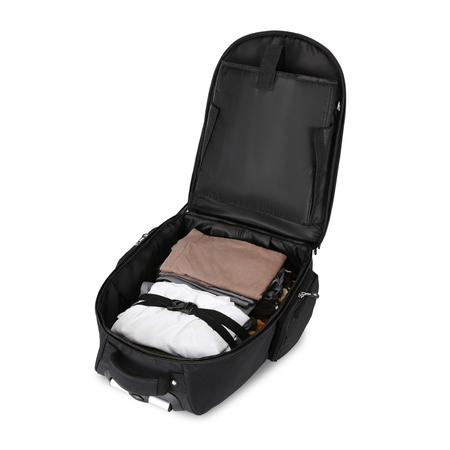 ΣΑΚΊΔΙΟ ΠΛΆΤΗΣ ΜΕ ΡΌΔΕΣ 17" AMBER ΜΑΎΡΟ AM2026