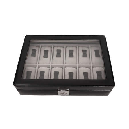 ΘΉΚΗ ΡΟΛΟΓΙΏΝ DAVIDTS ΜΑΎΡΟ - ΓΝΉΣΙΟ ΔΈΡΜΑ 378812-01