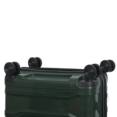 ΒΑΛΊΤΣΑ ΚΑΜΠΊΝΑΣ ΜΕ ΠΡΟΈΚΤΑΣΗ AMBER ΠΡΆΣΙΝΟ AM1014