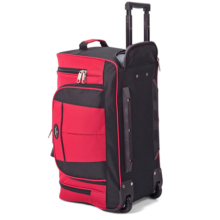 ΣΑΚ ΒΟΥΑΓΙΆΖ ΜΕ ΤΡΌΛΕΪ BENZI ΜΑΎΡΟ/ΚΌΚΚΙΝΟ BZ5365