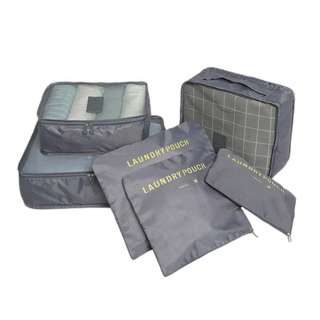 ΤΣΆΝΤΕΣ ΟΡΓΆΝΩΣΗΣ ΒΑΛΊΤΣΑΣ AMBER 6 ΤΕΜΆΧΙΑ ΓΚΡΙ AM2002