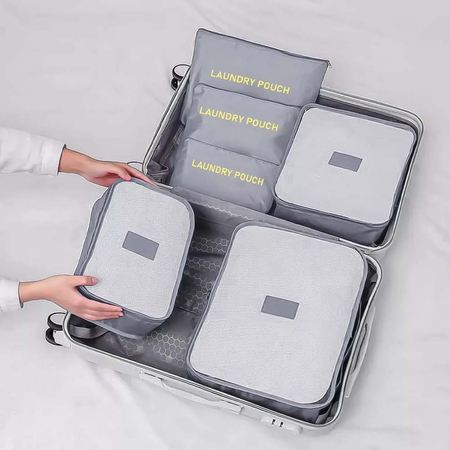 ΤΣΆΝΤΕΣ ΟΡΓΆΝΩΣΗΣ ΒΑΛΊΤΣΑΣ AMBER 6 ΤΕΜΆΧΙΑ ΓΚΡΙ AM2002