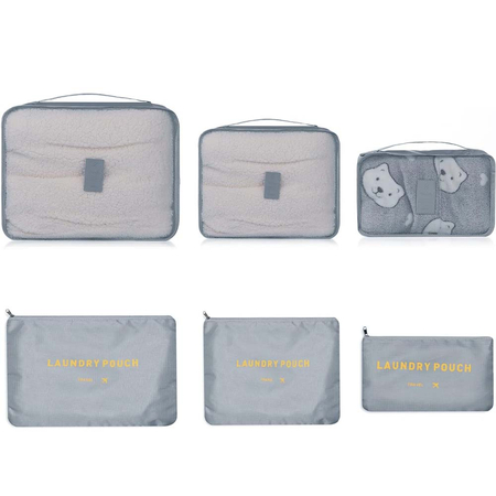 ΤΣΆΝΤΕΣ ΟΡΓΆΝΩΣΗΣ ΒΑΛΊΤΣΑΣ AMBER 6 ΤΕΜΆΧΙΑ ΓΚΡΙ AM2002