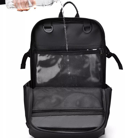 ΣΑΚΊΔΙΟ ΜΕ ΘΉΚΗ LAPTOP 15.6" AMBER ΜΑΎΡΟ AM2035