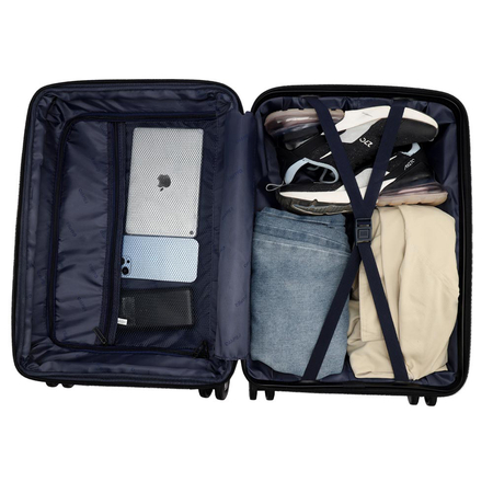 ΒΑΛΊΤΣΑ ΜΕΓΆΛΗ ΜΕ ΠΡΟΈΚΤΑΣΗ AMBER ΜΠΛΕ AM1006