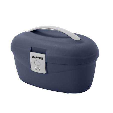 BEAUTY CASE AMBER ΜΠΛΕ/ΓΚΡΙ AM1009