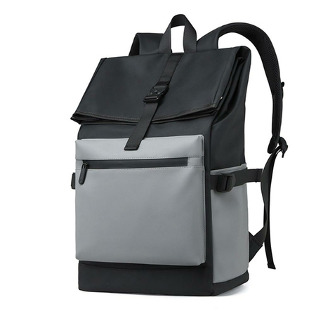 ΣΑΚΊΔΙΟ ΜΕ ΘΉΚΗ LAPTOP 15.6" AMBER ΜΑΎΡΟ/ΓΚΡΙ AM2045